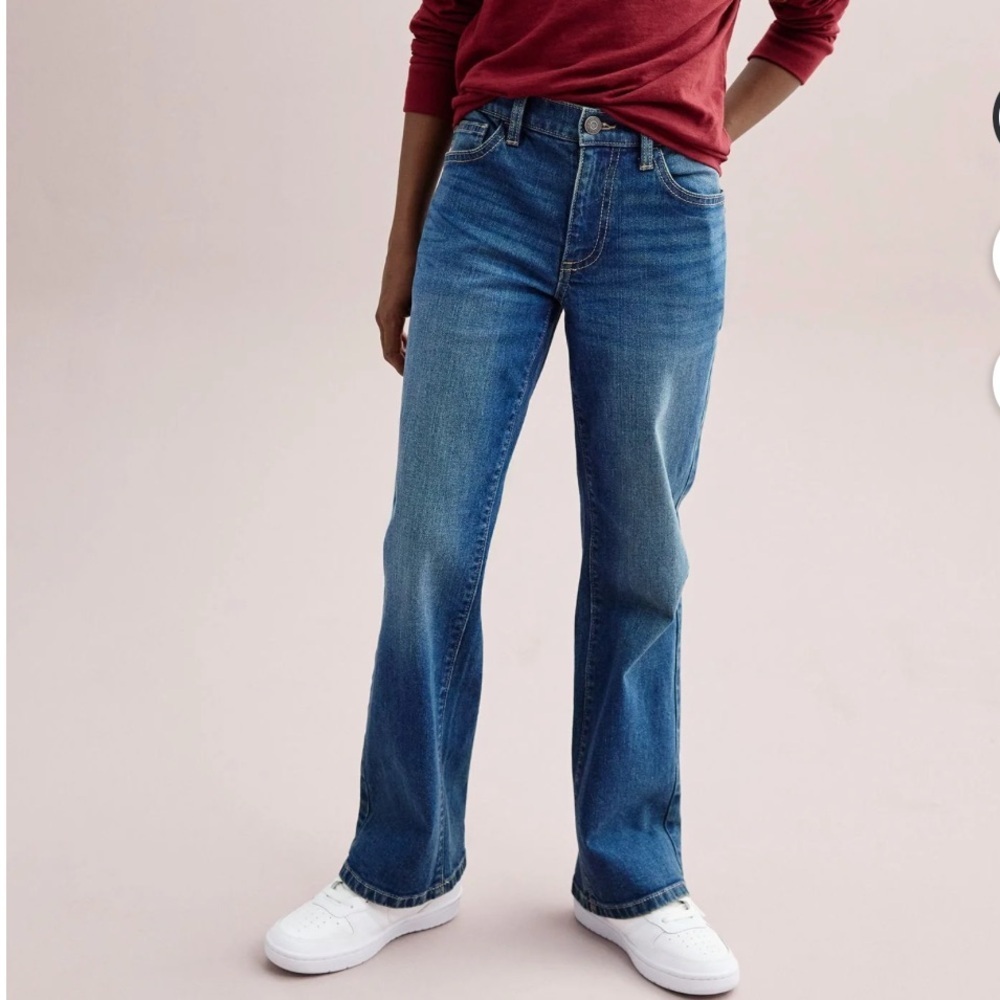 ⭐ Sonoma Goods For Life Boys’ Flexwear Straight Jeans – Size 16 – Medium Wash ⭐